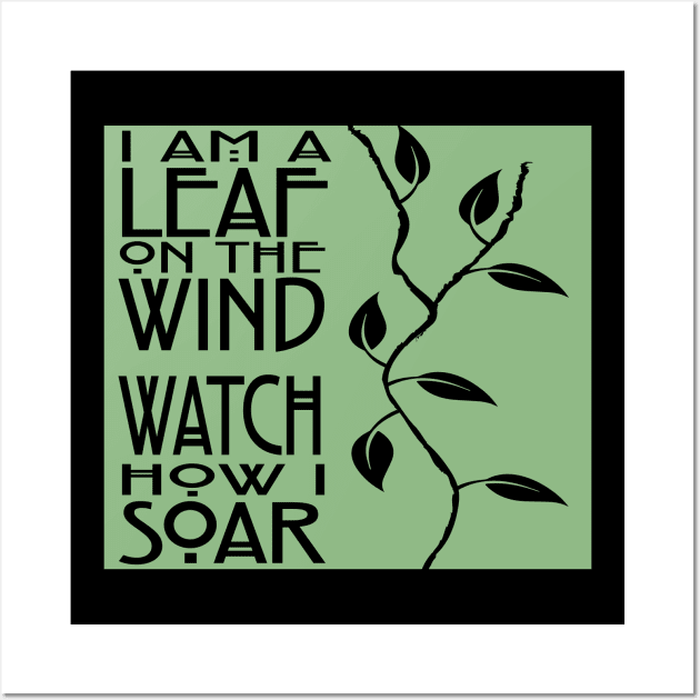 Leaf on the Wind Wall Art by Dean_Stahl